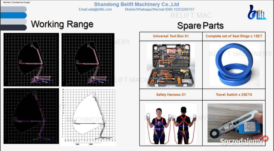 Podnośnik koszowy 18m Biłgoraj