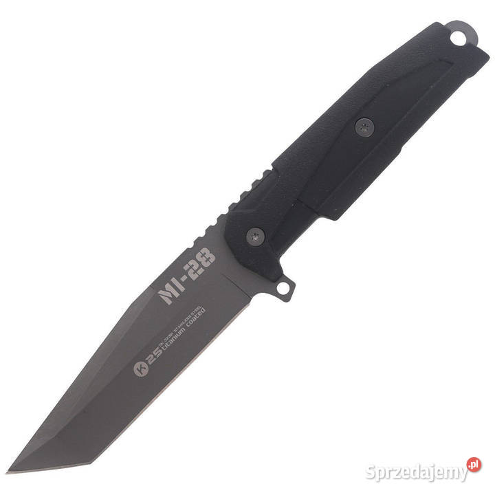 Nóż K25 MI28 Black Rubber Titanium Coated 32391 Warszawa