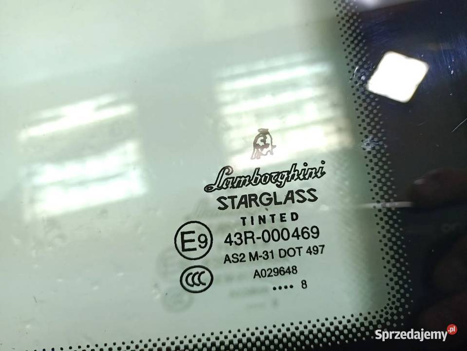 LAMBORGHINI GALLARDO LP550 560 570 2008r SZYBA Skarżysko-Kamienna