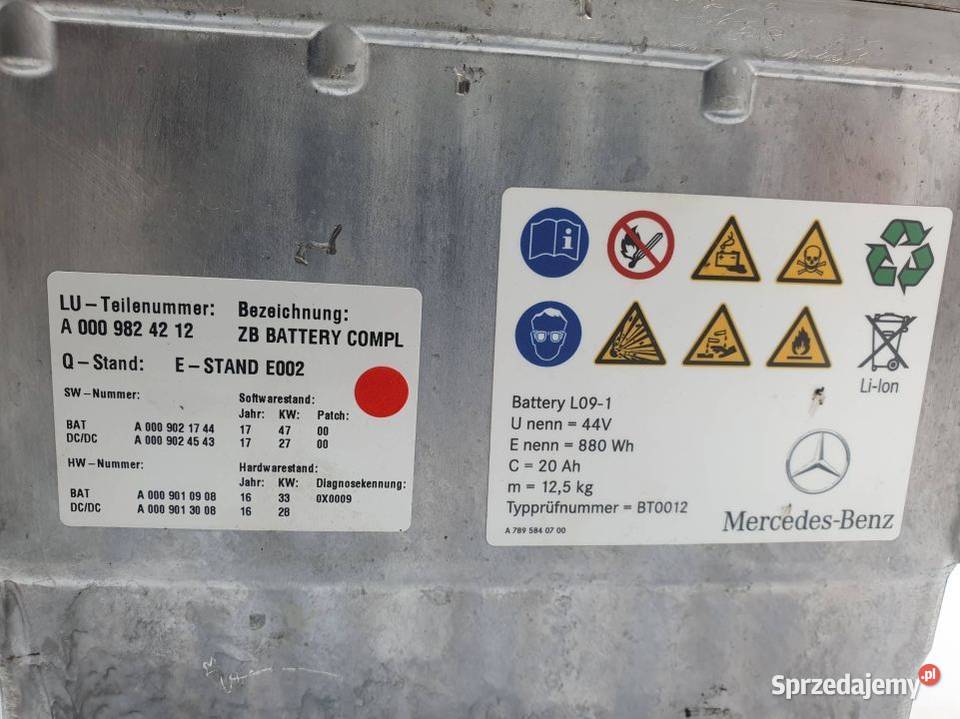 MODUŁ AKUMULATORA MERCEDES C W205 4MATIC