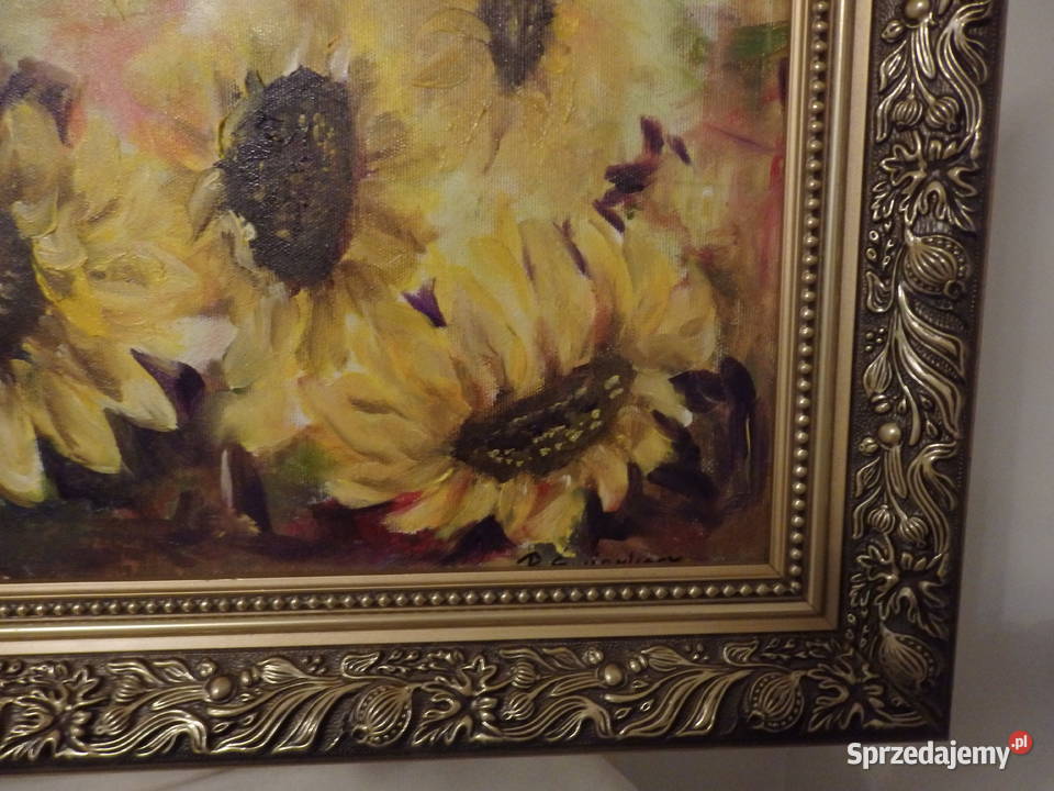 obraz olejny SŁONECZNY DZIEŃ sprzedam
