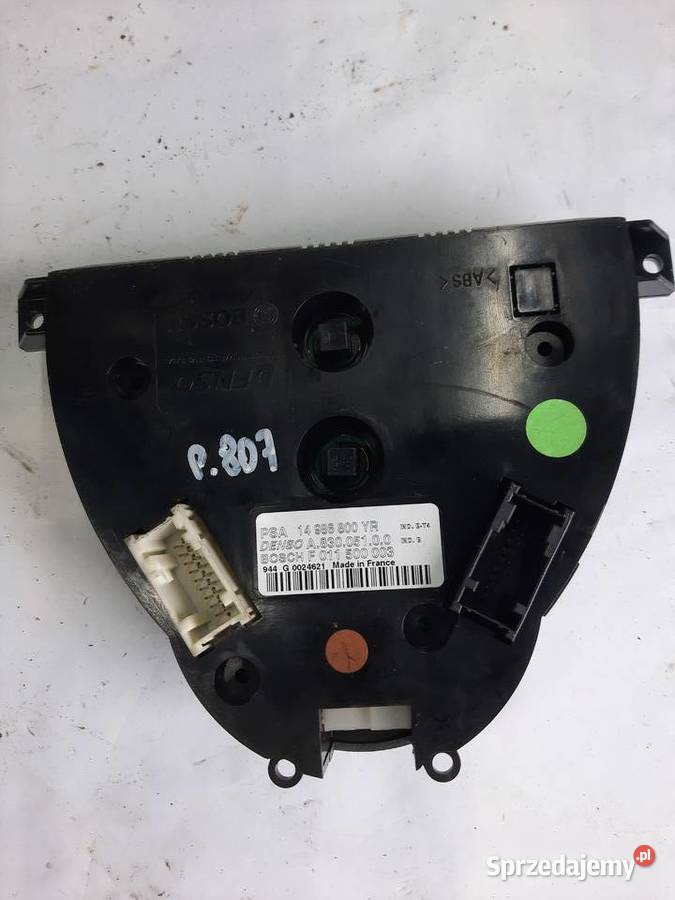PEUGEOT 807 PHEDRA panel klimatyzacji nawiewu łódzkie