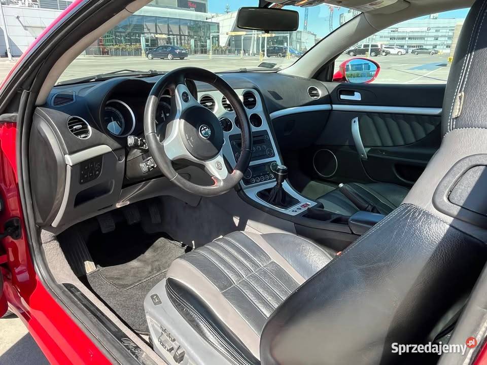 Alfa Romeo Brera czerwona 32 V6 JTS 260 napęd Warszawa