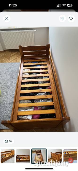 Łóżko drewniane 80x180 świętokrzyskie Działoszyce