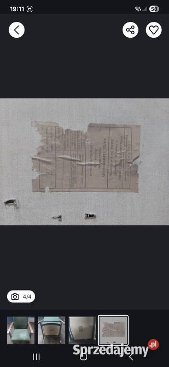 Fotel tapicerowany lata 70 Dąbrowa Górnicza