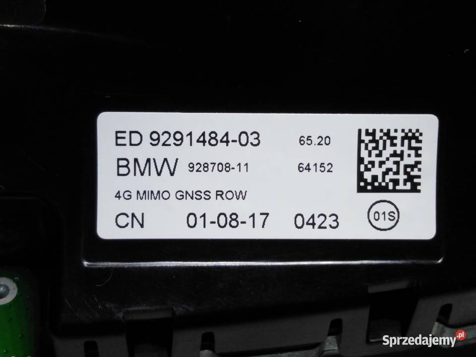 BMW X5 X6 X3 F25 F15 F16 antena dachowa 9291484 wyposażenie elektryczne Wschowa