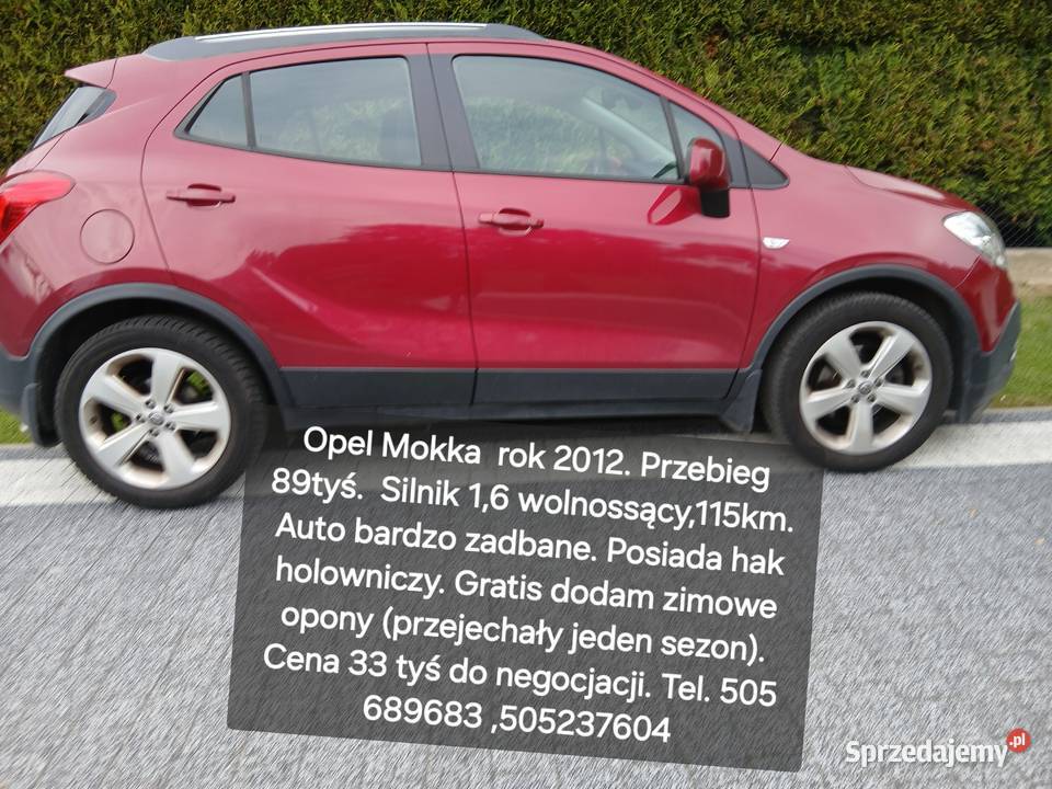 Sprzedam Opell Mokke 2012 przebieg 89 Auto Mokka śląskie Bielsko-Biała
