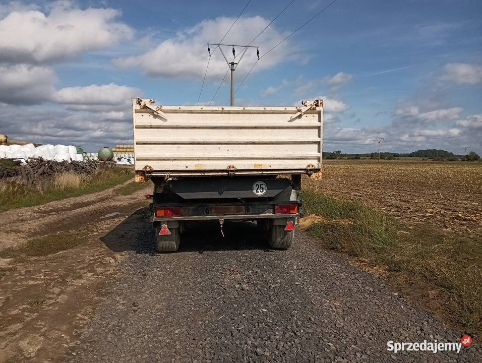 Przyczepa wywrotka na tandemie na 3 strony Godzieszów