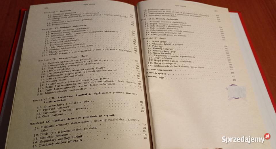 Algebra Andrzej BiałynickiBirula 1971 TWARDA