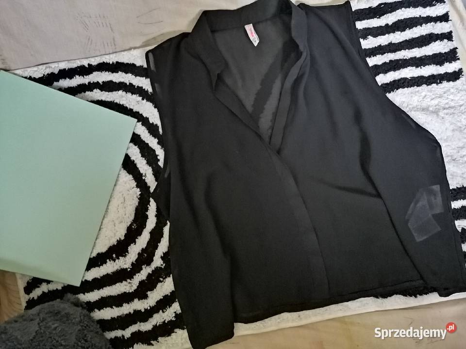 YORKER swobodna lekka bluzka koszula crop top Bluzki i koszule Leszno sprzedam