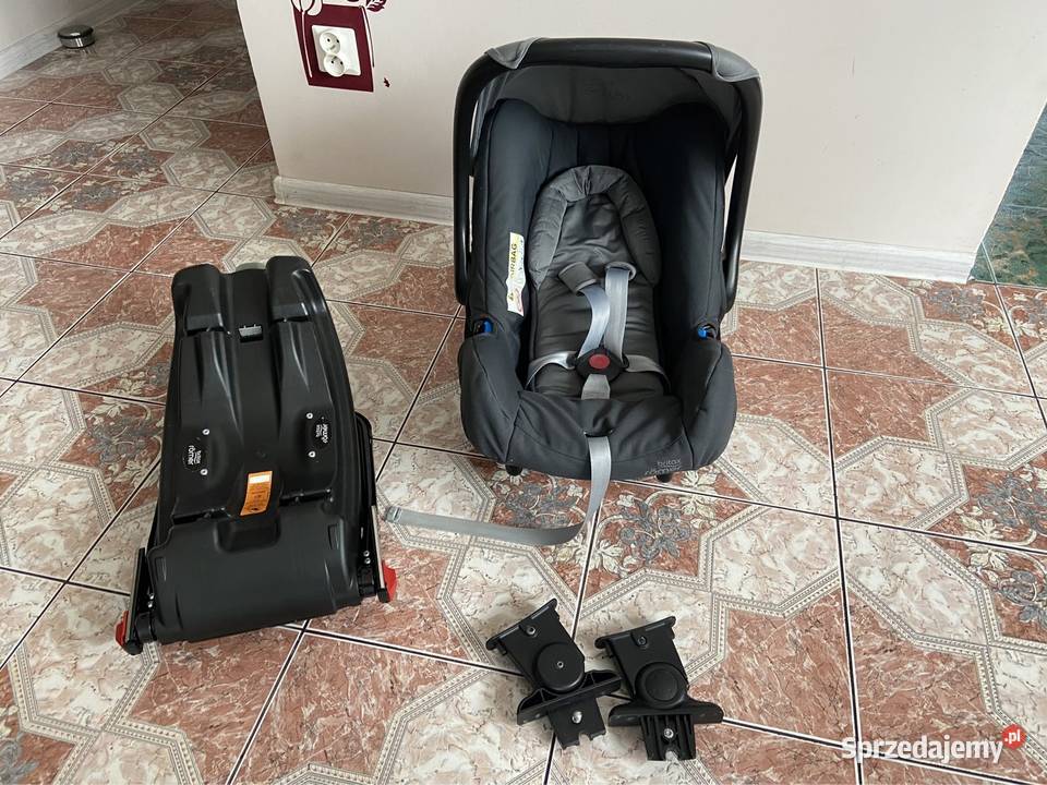 Zestaw fotelik samochodowy baza isofix adaptery Wołomin