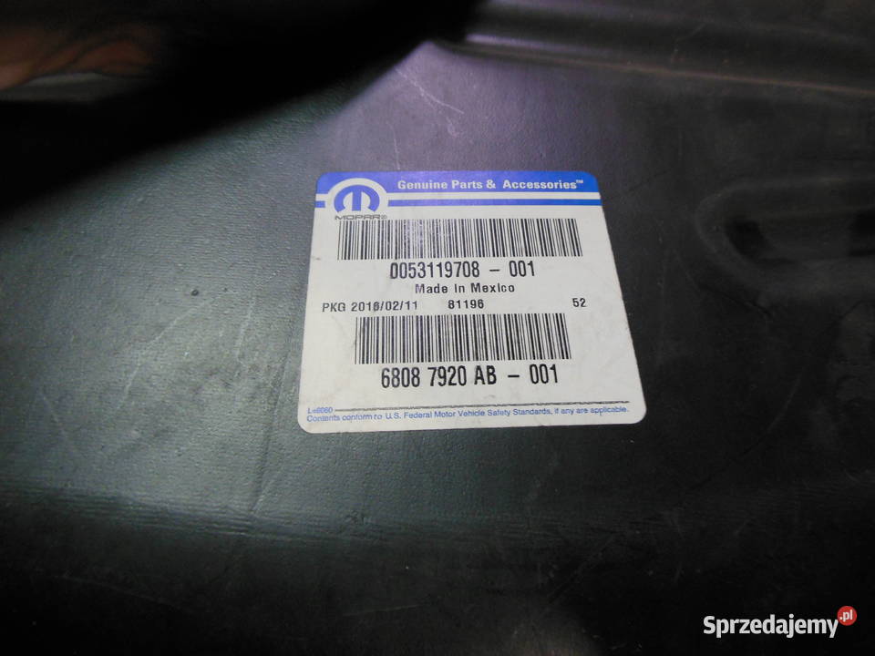 FIAT FREEMONT JOURNEY NADKOLE TYLNE PRAWE Kozy