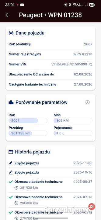 SprzedamZamienię Peugot 407 16hdi 2007r Salpik