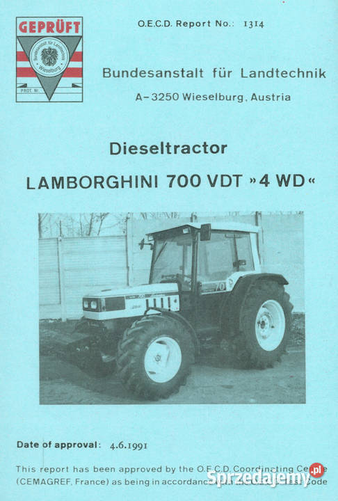 Instrukcja obsługi Lamborghini 956 1106 1306T Szamotuły