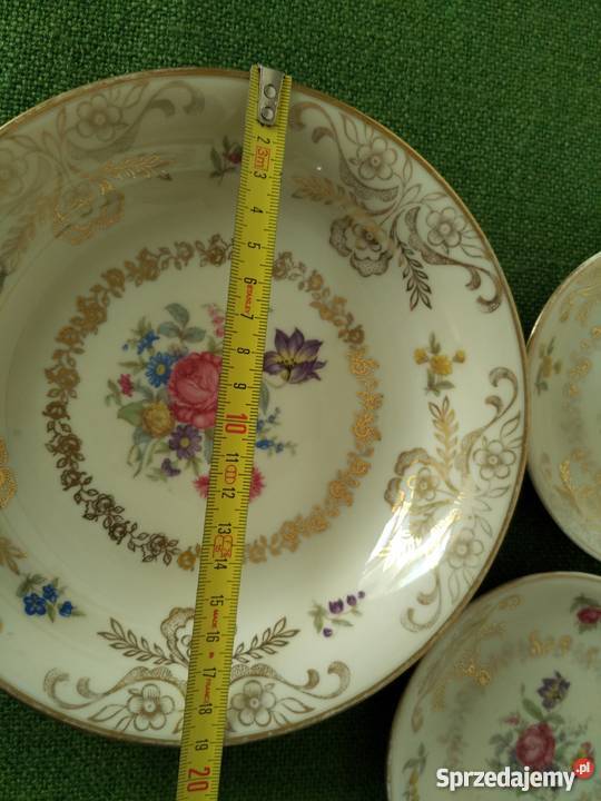 Paterka i dwa małe talerzyki porcelana Elbenbein Gorlice sprzedam