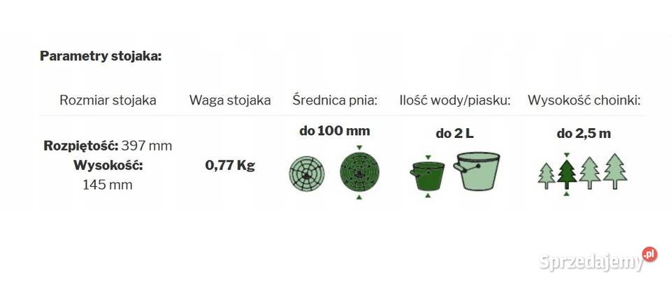 Stojak na CHOINKĘ CHOINKOWY duży PODSTAWKA na Kraków