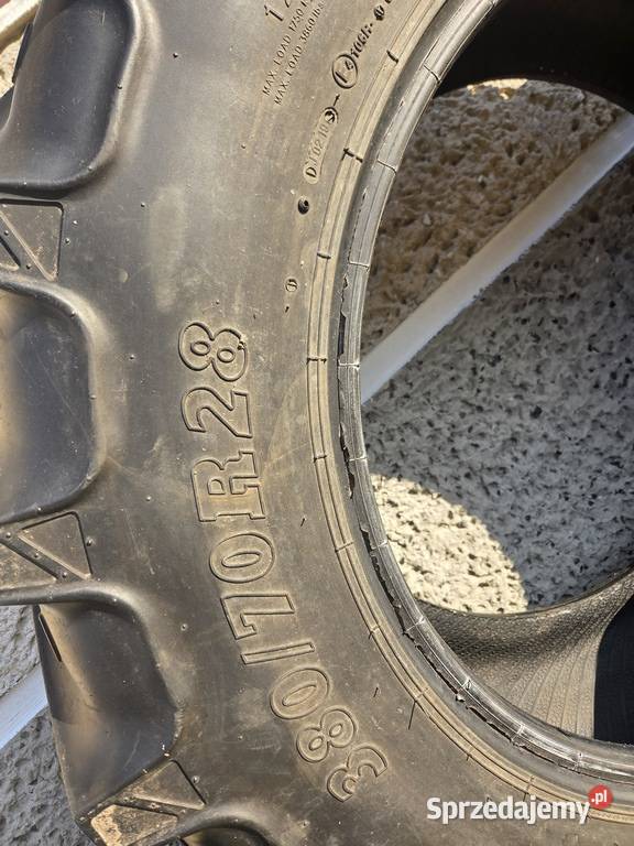 Opony rolnicze BKT 38070r28 wielkopolskie Koźminek