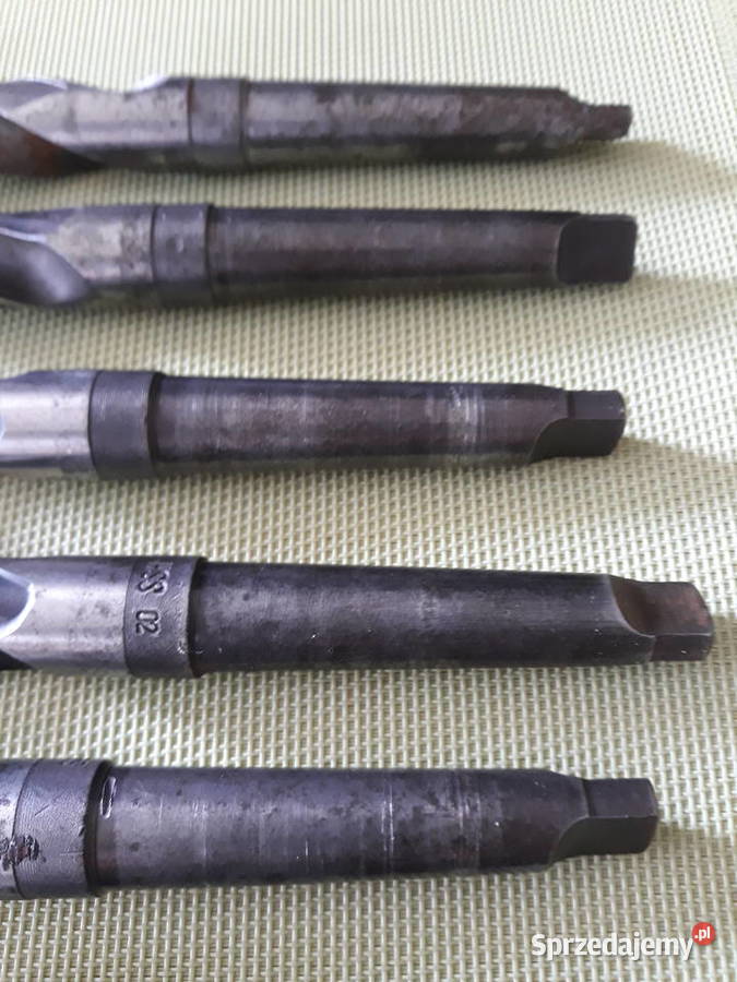 Wiertla do metalu 205 HSS z uchwytem morsa z mazowieckie Pruszków
