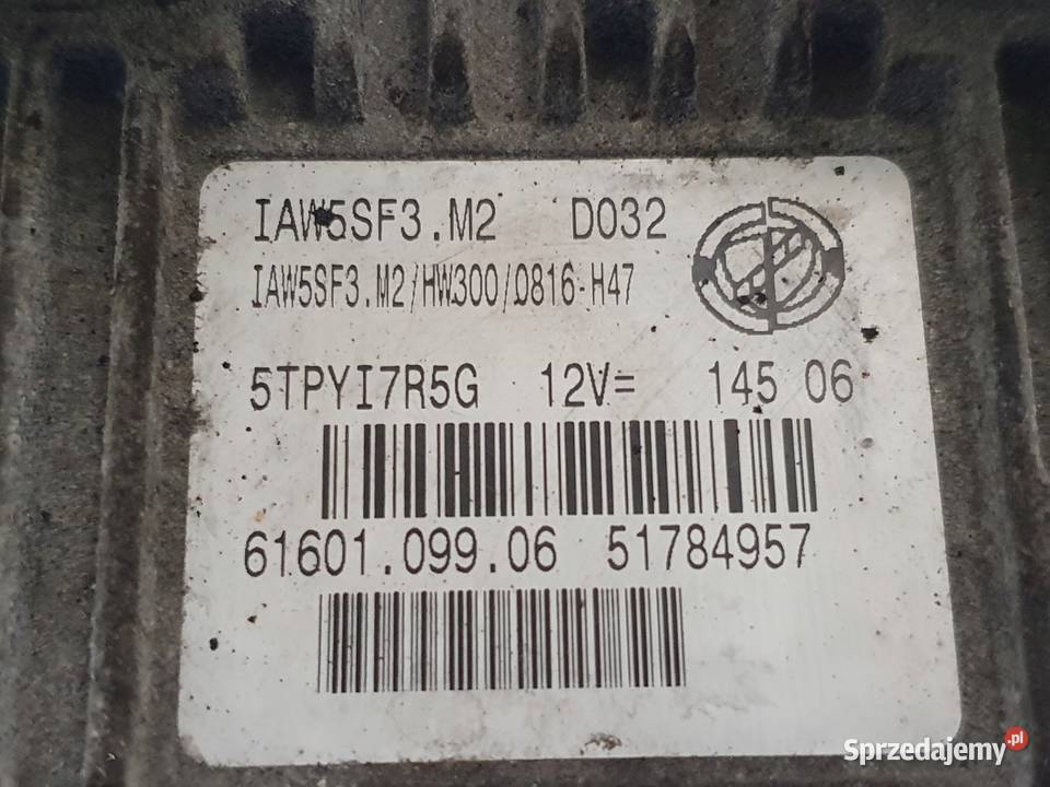 STEROWNIK SILNIKA komputer Fiat Grande Punto 14 Rudka