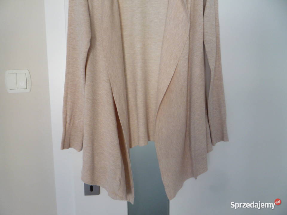 Reserved 40L 42XL Beżowy kardigan Sweter Odzież damska Szczecin