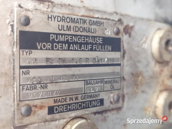 Pompa Hydrauliczna Hydromatik A4V 56 DA Strzyżew