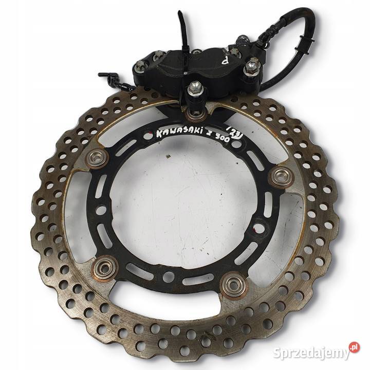 PRAWA TARCZA HAMULCOWA ZACISK PRZÓD Kawasaki lubelskie Chełm