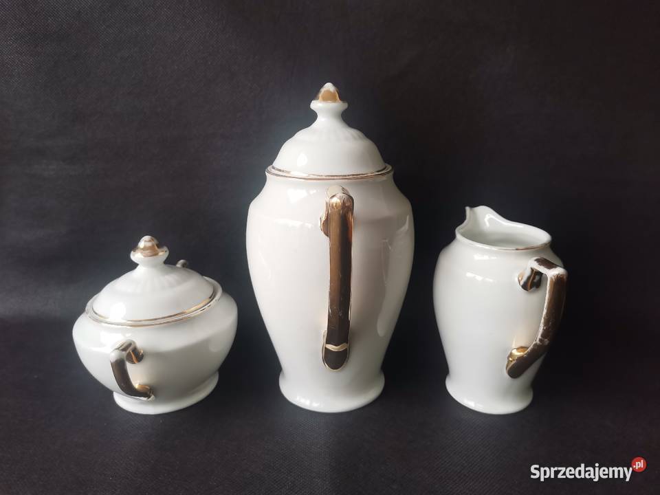 Stara porcelana Giesche fason 22 Wanda dzbanek Porcelana i szkło Porcelana i szkło śląskie