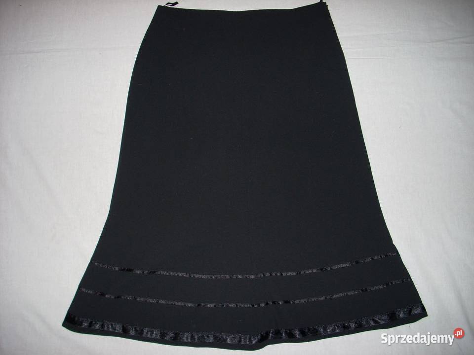 Czarna Spódnica Elegancka z tasiemkami j Nowa 42 małopolskie
