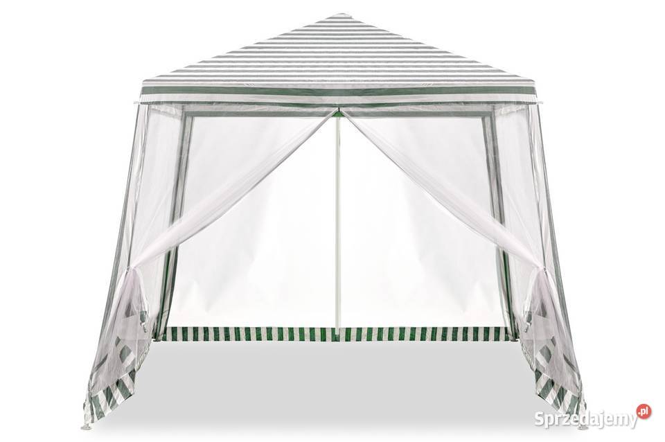 NOWY PAWILON NAMIOT Z Moskitierą 3x3m Biały Kraków