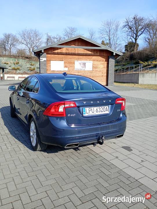 Volvo S60 20 Manual 180 Rok produkcji 2014 lubelskie Baranów