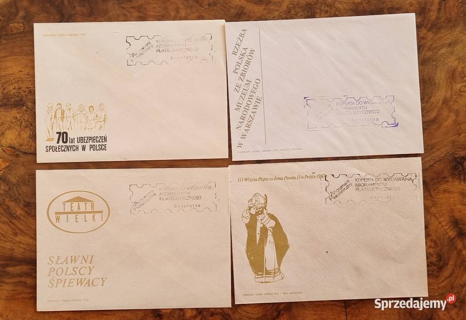 Koperty okolicznościowe filatelistyka FDC Zielona Góra