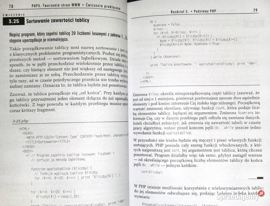 PHP5 Tworzenie stron WWW Ćwiczenia praktyczne Chełm