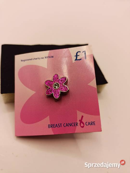 BIŻUTERIA BROSZKA PIĘKNA MALUTKI RÓŻOWY KWIATEK sprzedam