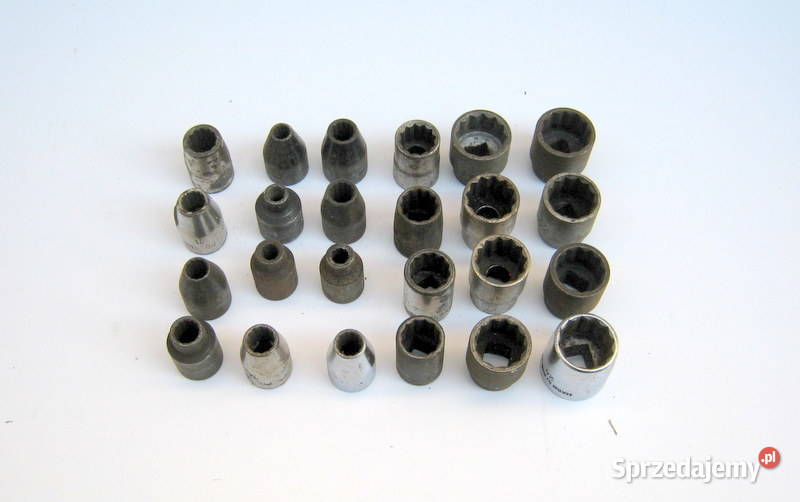 Nasadki 6 i 12 kątne 36 sztuk