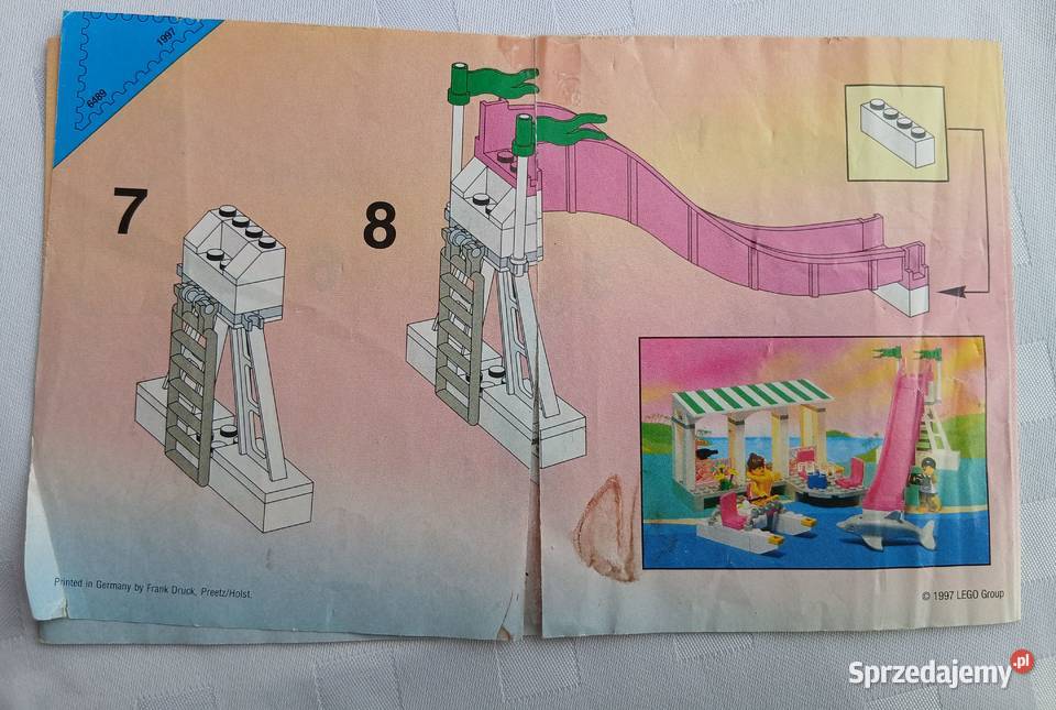 6489 LEGO Zestaw Kompletny Instrukcja Uroki Klocki Bielsko-Biała