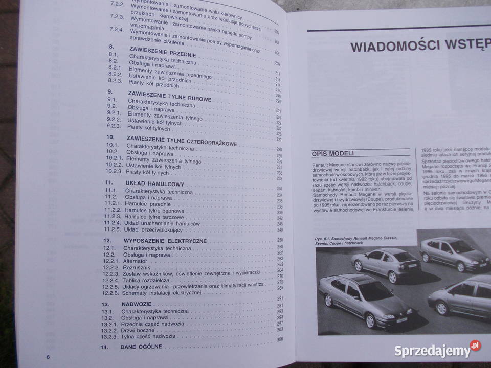 Książka napraw renault megane wielkopolskie Baranów