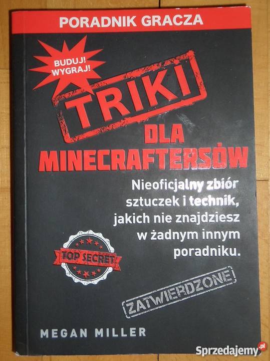 TRIKI MINECRAFTERSÓW PORADNIK GRACZA MILLER Katowice sprzedam