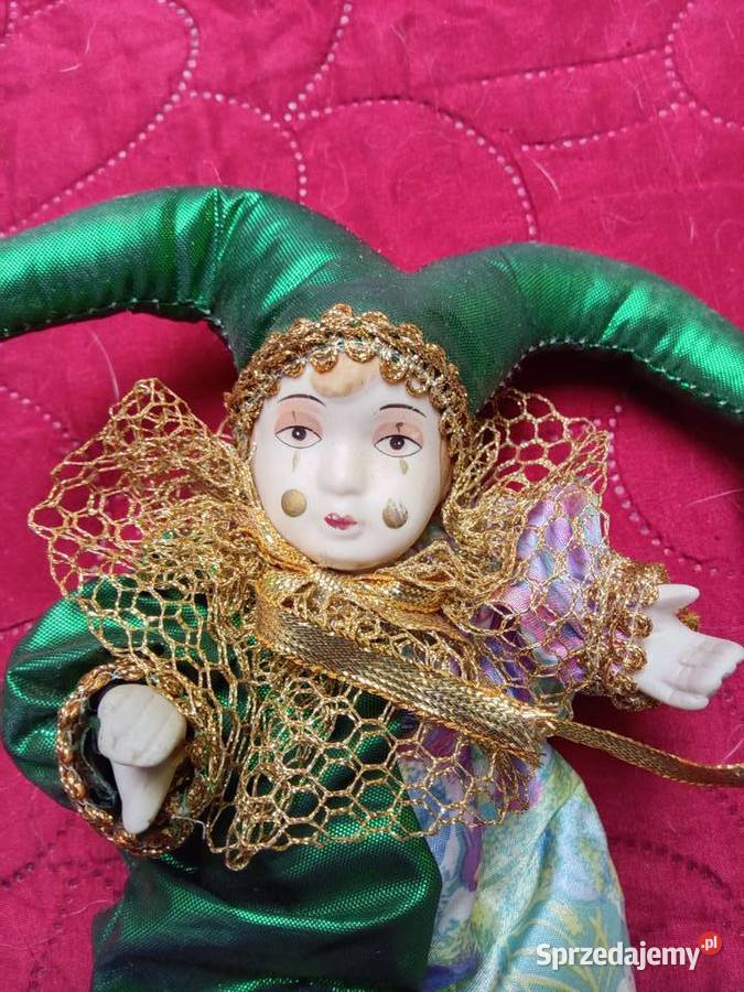 Stara lalka ARLEKIN dolnośląskie Świdnica