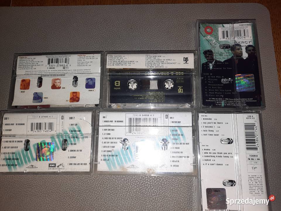 Kolekcja Kaset Magnetofonowych z muzyką lat 90 kaseta
