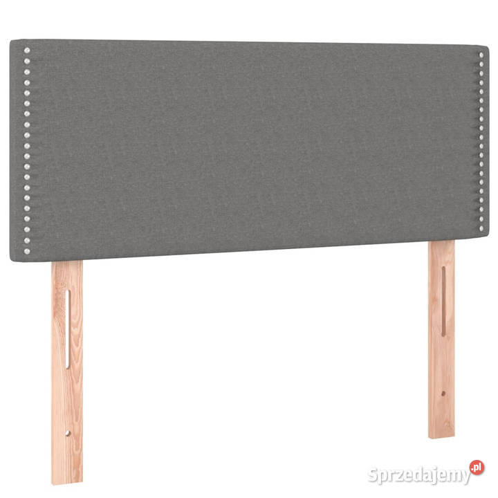 Zagłówek do łóżka z LED ciemnoszary 100x5x7888 mazowieckie