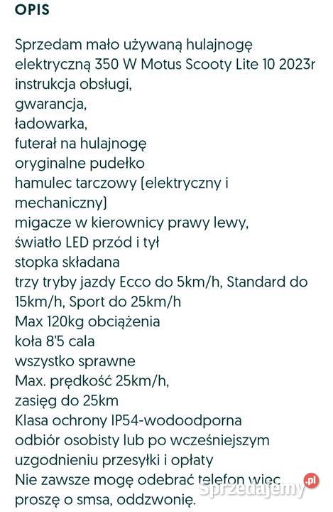 Hulajnoga elektryczna