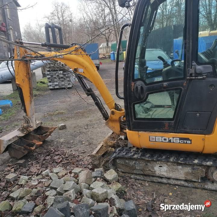 Minikoparka JCB 8016 2012r Katowice