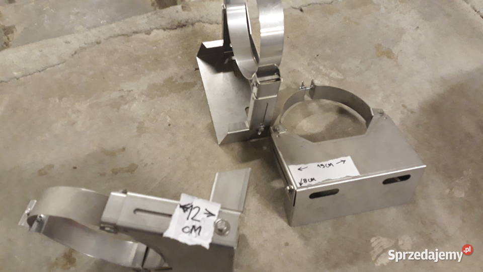 Wentylacja rury kominy złączki kratki Izabelin B