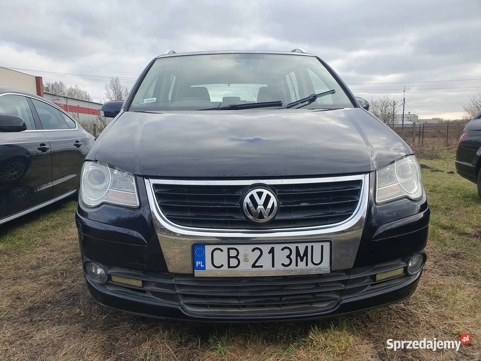 Volkswagen Touran 19 TDI 2009 Hak Anglik 105 7 nieuszkodzony Bydgoszcz sprzedam