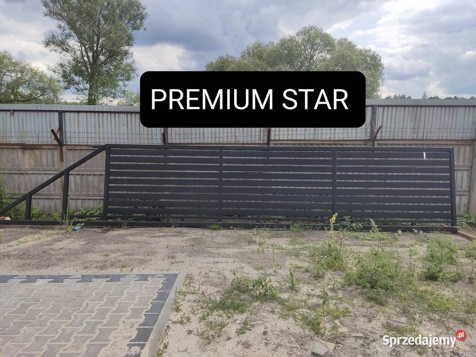 Brama przesuwna palisadowa 5m ocynk ogniowy RAL podlaskie Siemiatycze