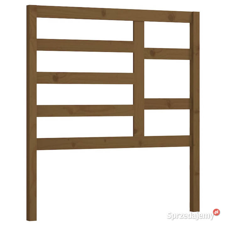 Wezgłowie łóżka brązowe 96x4x104 lite drewno sprzedam