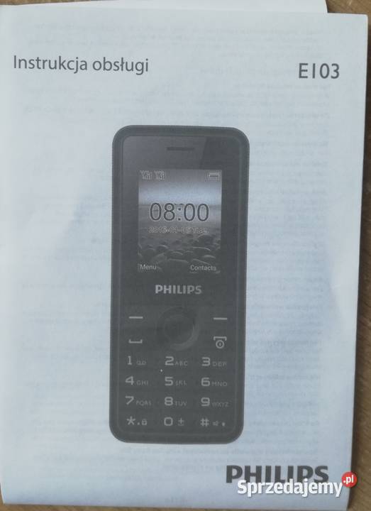 Instrukcja obsługi telefonu Philips mazowieckie Warszawa