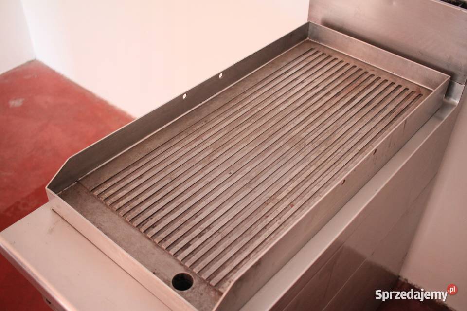 Płyta grillowa wolnostojąca ryflowana GAZ Gastronomia