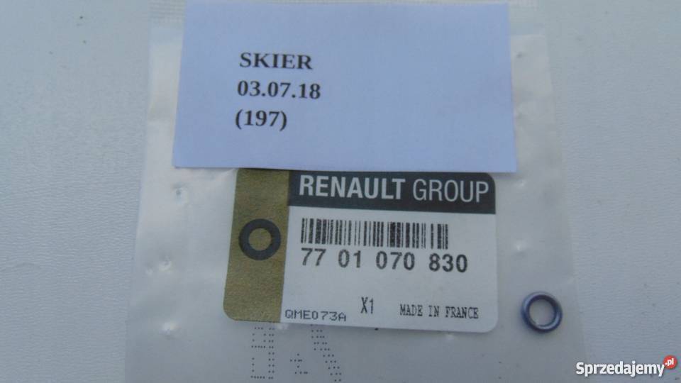 USZCZELKA USZCZELKI INFINITI NISSAN RENAULT V9X