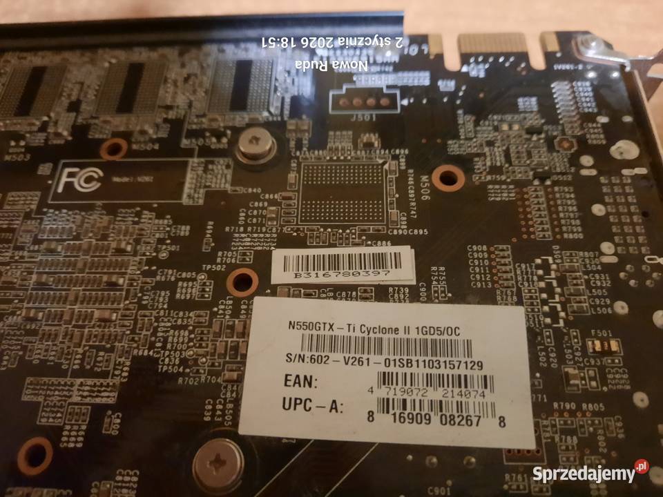MSI NVIDIA GEFORCE GTX 550Ti DDR5 1 GB CycloneII dolnośląskie Nowa Ruda